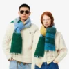 Unisex-halsduk i alpackaull med landskapsmotiv Unisex-halsduk i alpackaull med landskapsmotiv