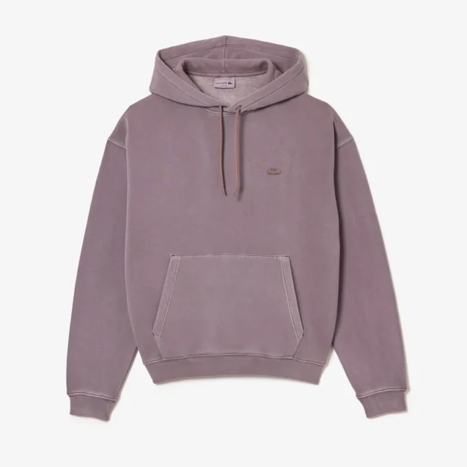 Unisex-hoodie i bomullsfleece med lös passform Unisex-hoodie i bomullsfleece med lös passform