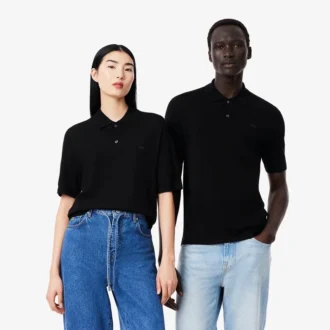 Unisex kortärmad pikétröja i merinoull