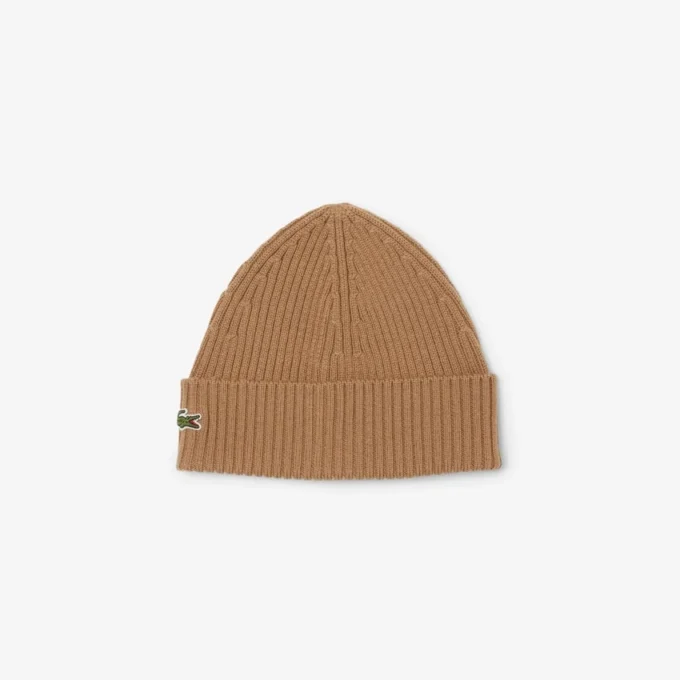 Unisex-mössa i ribbstickad borstad ull Unisex-mössa i ribbstickad borstad ull