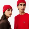 Unisex-mössa i ribbstickad borstad ull Unisex-mössa i ribbstickad borstad ull