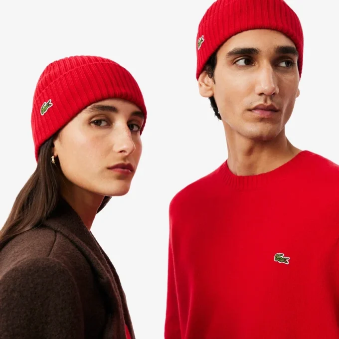 Unisex-mössa i ribbstickad borstad ull Unisex-mössa i ribbstickad borstad ull