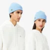 Unisex-mössa i ribbstickad borstad ull Unisex-mössa i ribbstickad borstad ull