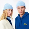 Unisex-mössa i ribbstickad borstad ull Unisex-mössa i ribbstickad borstad ull
