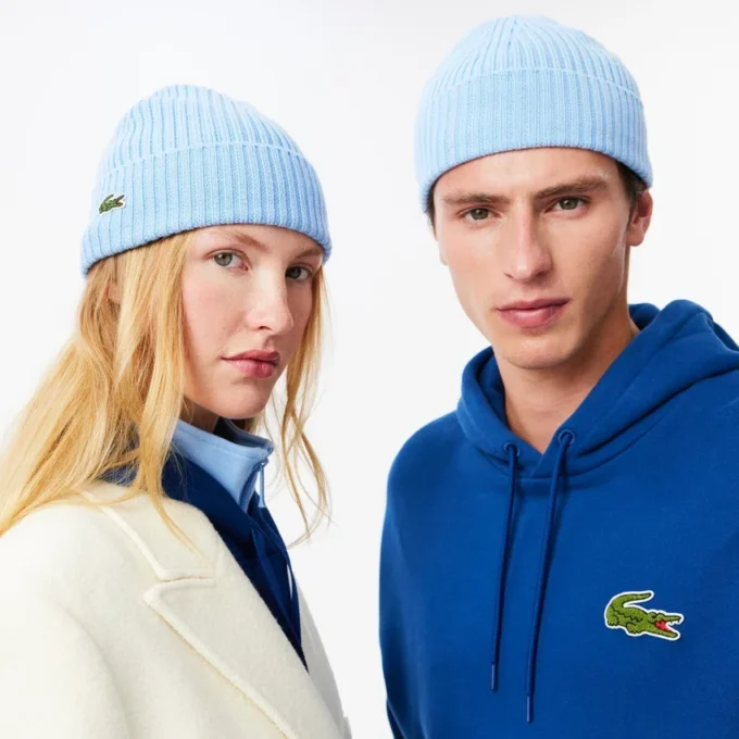 Unisex-mössa i ribbstickad borstad ull Unisex-mössa i ribbstickad borstad ull