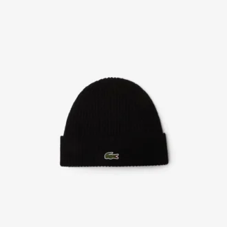 Unisex-mössa i ribbstickad ull