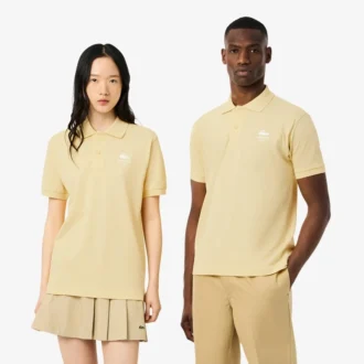 Unisex-pikétröja med klassisk passform och signaturtryck L.12.12