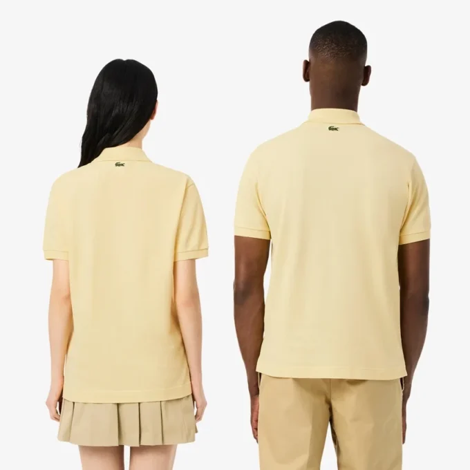 Unisex-pikétröja med klassisk passform och signaturtryck L.12.12