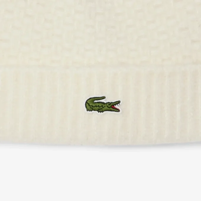 Unisex ribbad mössa i ull