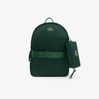 Unisex-ryggsäck med 3 fickor och pennfodral