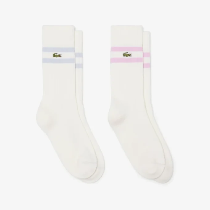 Unisex-strumpor i ribbad bomull