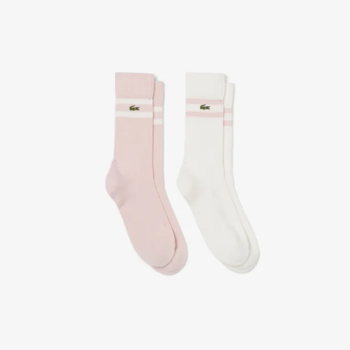Unisex-strumpor i ribbad bomull