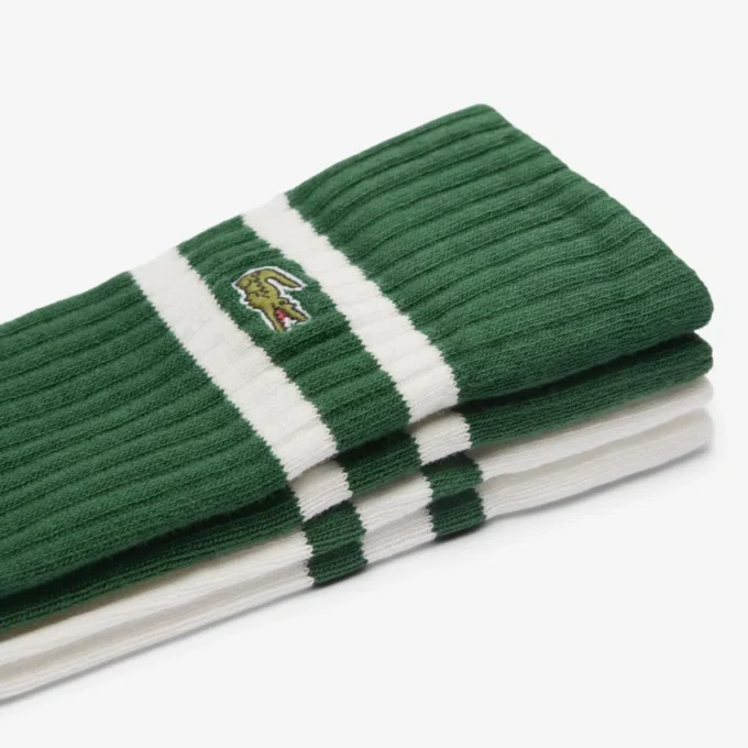 Unisex-strumpor i ribbad bomull