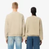 Unisex-Sweatshirt i fleece med lös passform och tvättad effekt Unisex-Sweatshirt i fleece med lös passform och tvättad effekt