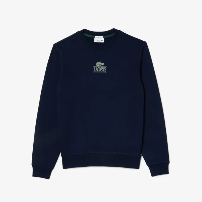 Unisex-Sweatshirt i fleece med signaturtryck Unisex-Sweatshirt i fleece med signaturtryck