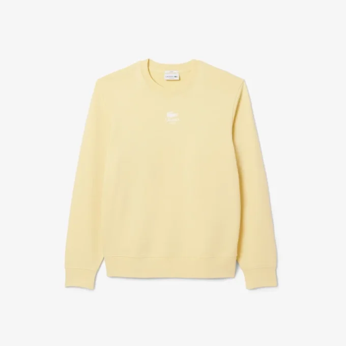 Unisex-Sweatshirt i fleece med tryck Unisex-Sweatshirt i fleece med tryck