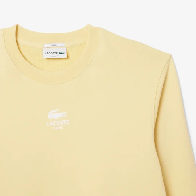 Unisex-Sweatshirt i fleece med tryck Unisex-Sweatshirt i fleece med tryck