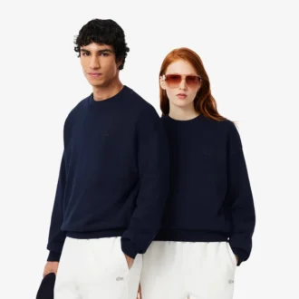 Unisex-Sweatshirt i tjock fleece med lös passform