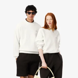 Unisex-Sweatshirt i tjock fleece med lös passform