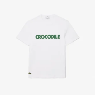 Unisex-T-shirt i bomull med tryck