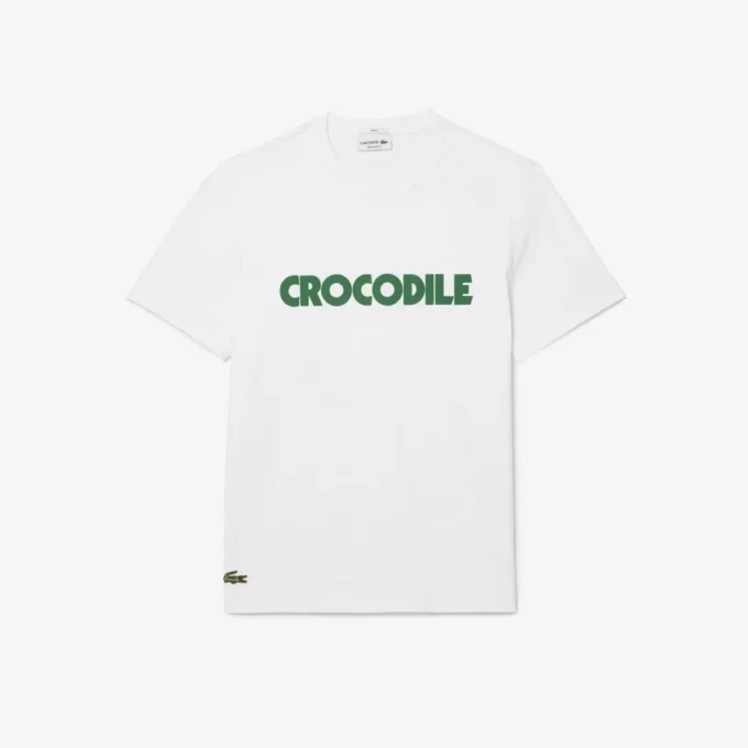 Unisex-T-shirt i bomull med tryck
