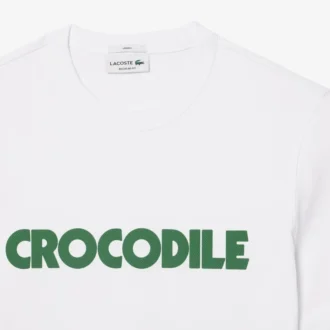 Unisex-T-shirt i bomull med tryck