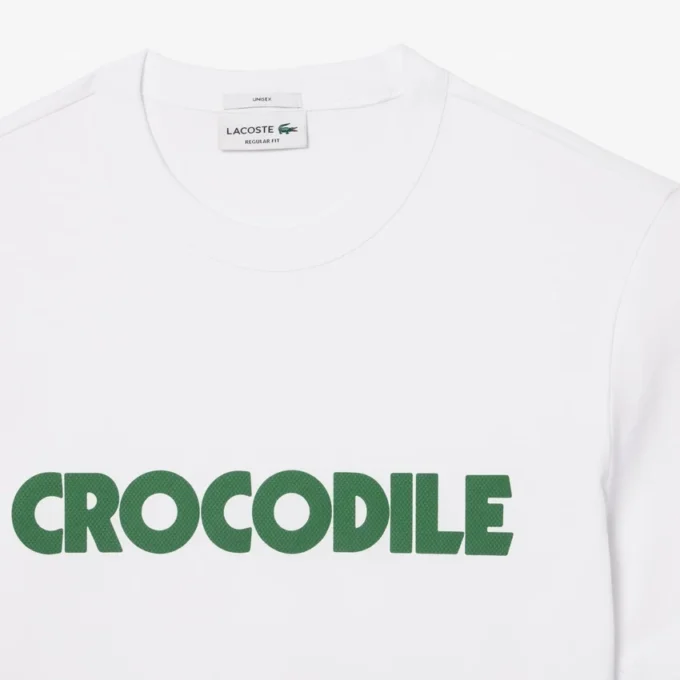 Unisex-T-shirt i bomull med tryck