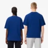 Unisex T-shirt i tjock bomull med lös passform och emblem Unisex T-shirt i tjock bomull med lös passform och emblem