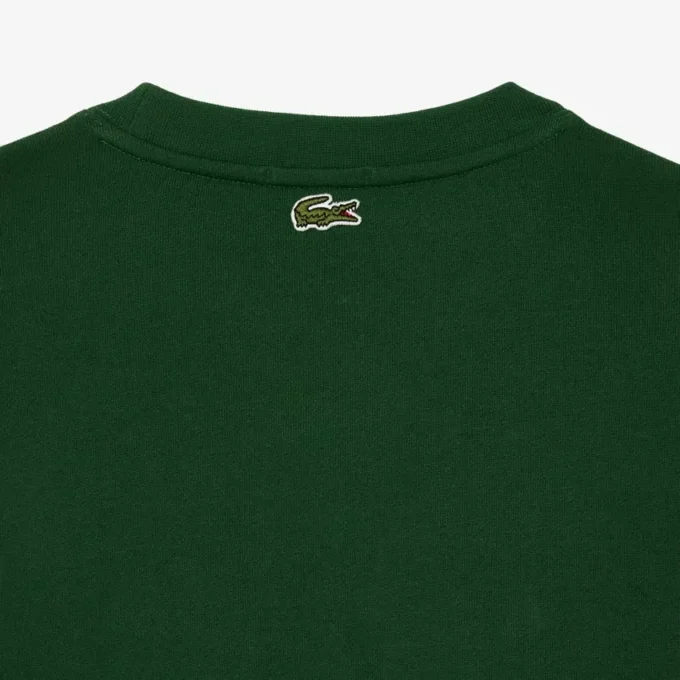 Unisex-tröja i fleece med rund hals och tryck Unisex-tröja i fleece med rund hals och tryck