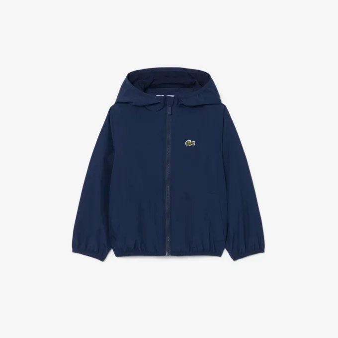 Unisex-vindjacka med huva