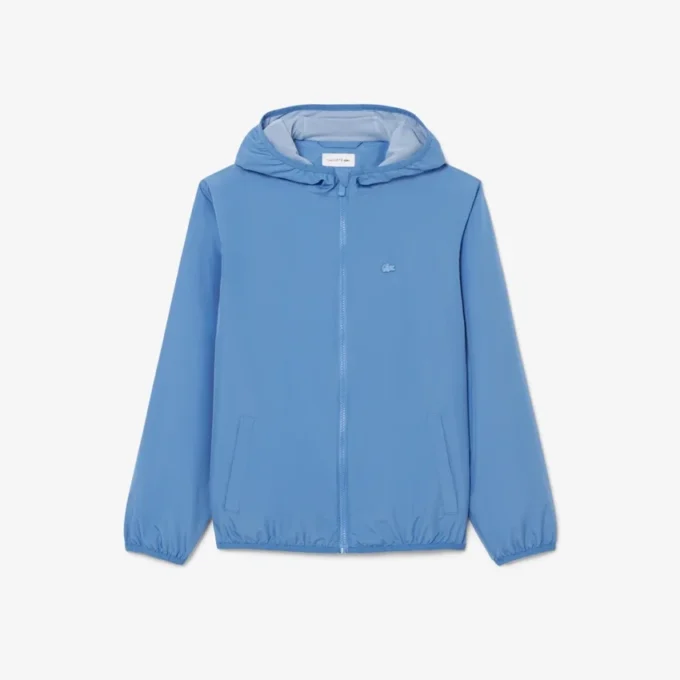 Unisex-vindjacka med huva