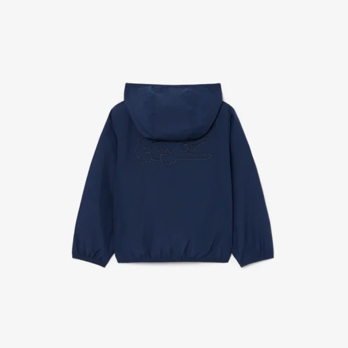 Unisex-vindjacka med huva