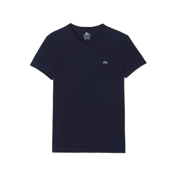 V-ringad T-shirt i Pima-bomull