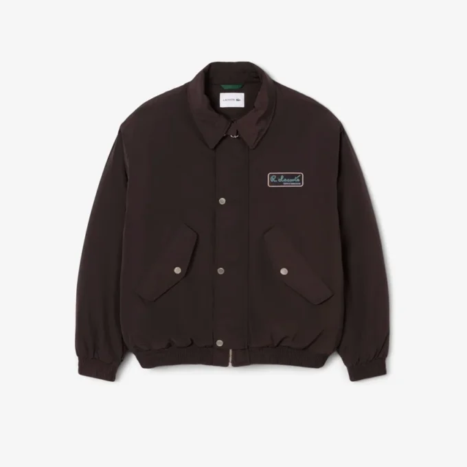 Vattenavvisande Aviator-jacka med emblem för herr
