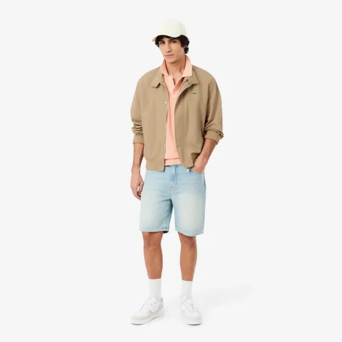 Vattenavvisande Harrington-jacka i twill