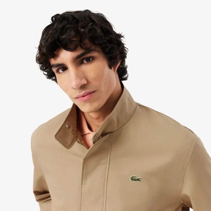 Vattenavvisande Harrington-jacka i twill