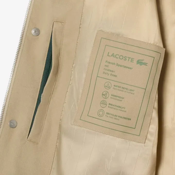 Vattenavvisande Harrington-jacka i twill