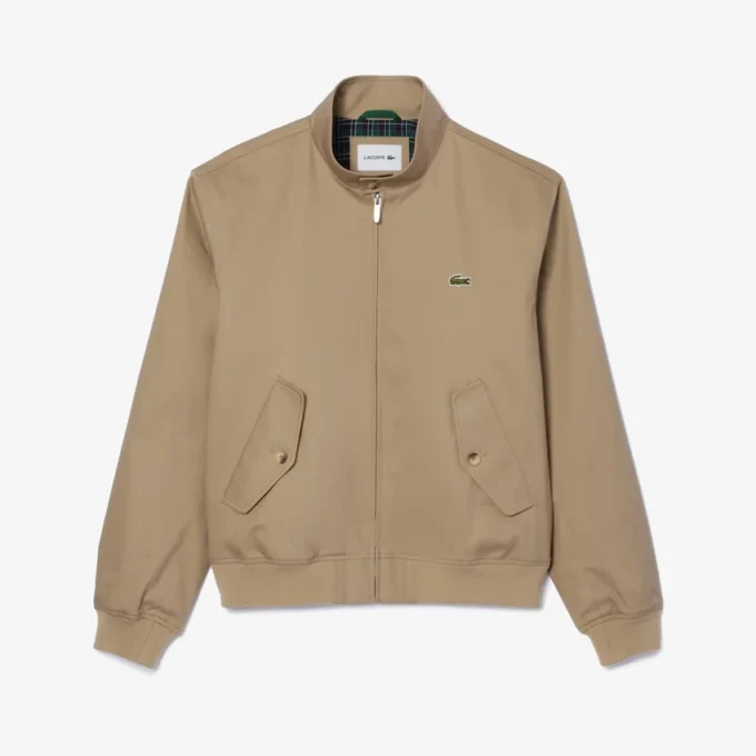Vattenavvisande Harrington-jacka i twill för herr Vattenavvisande Harrington-jacka i twill för herr