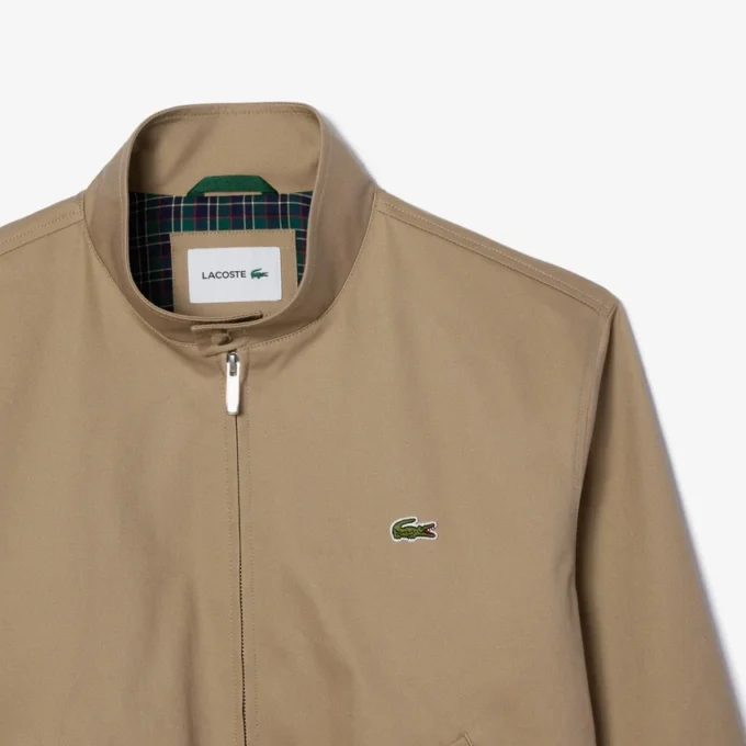 Vattenavvisande Harrington-jacka i twill för herr Vattenavvisande Harrington-jacka i twill för herr