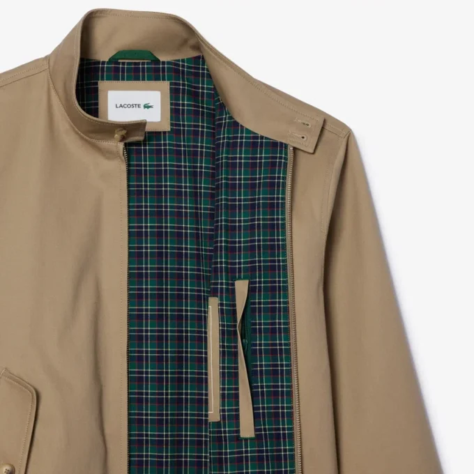 Vattenavvisande Harrington-jacka i twill för herr Vattenavvisande Harrington-jacka i twill för herr