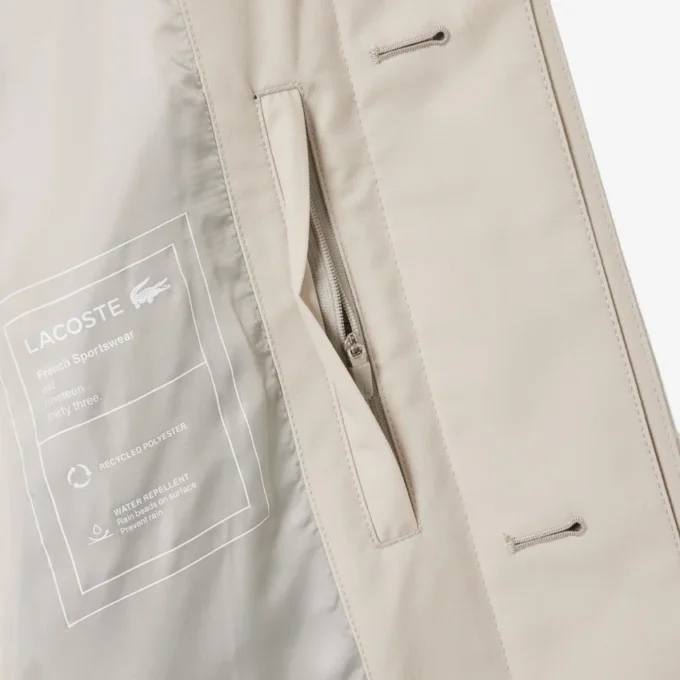 Vattenavvisande och vindtät trenchcoat för herr