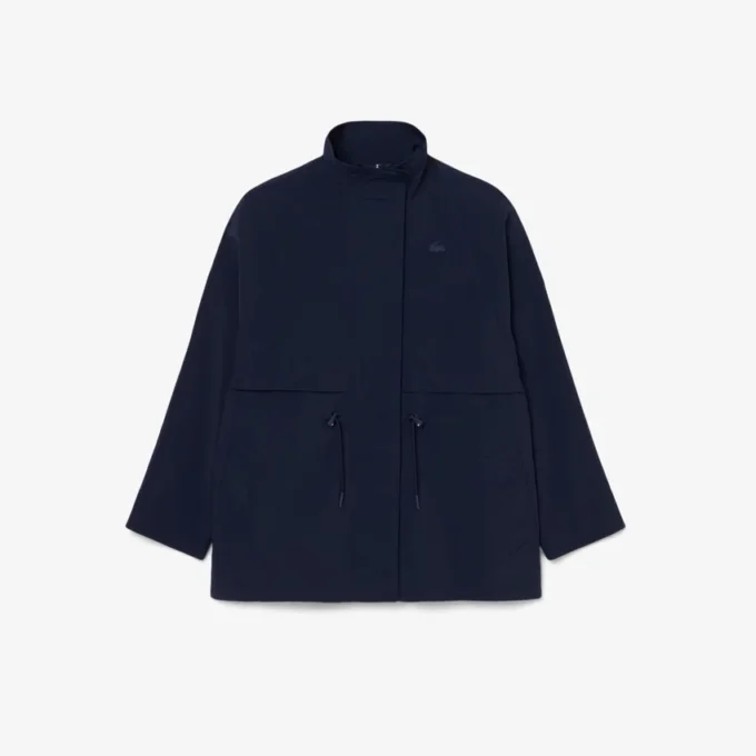 Vattenavvisande oversized-parkas i mellanglängd Vattenavvisande oversized-parkas i mellanglängd