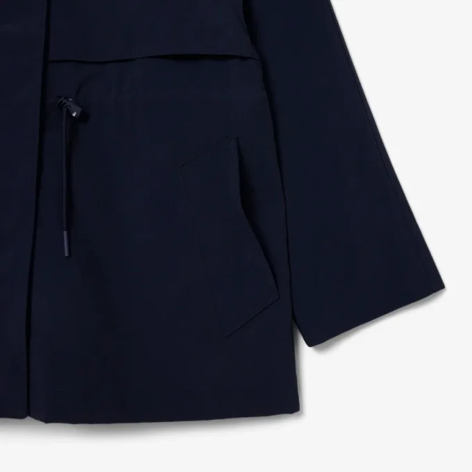 Vattenavvisande oversized-parkas i mellanglängd Vattenavvisande oversized-parkas i mellanglängd