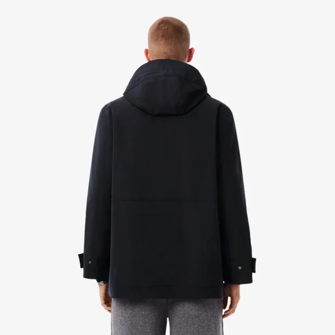 Vattenavvisande parkas med huva i mellanglängd för herr Vattenavvisande parkas med huva i mellanglängd för herr