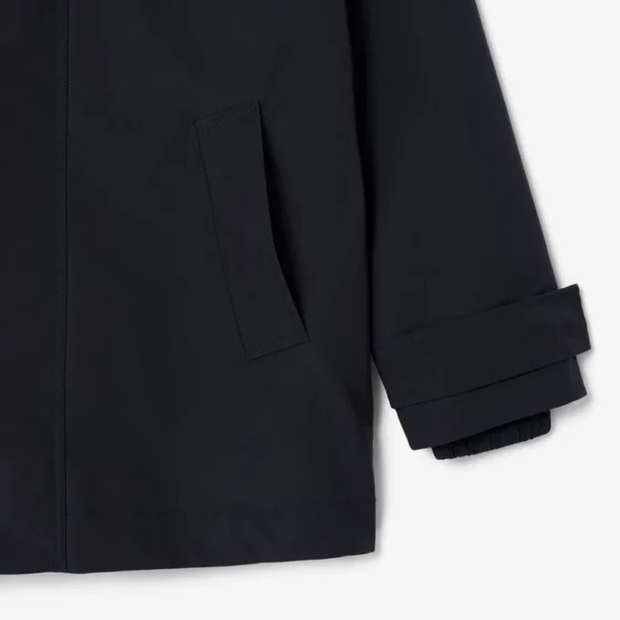 Vattenavvisande parkas med huva i mellanglängd för herr Vattenavvisande parkas med huva i mellanglängd för herr