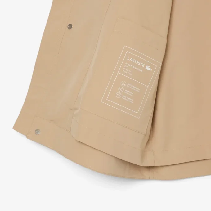 Vattenavvisande parkas med huva i mellanglängd för herr Vattenavvisande parkas med huva i mellanglängd för herr