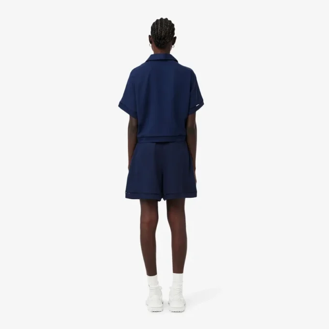Överdimensionerade, lediga bermuda-shorts i linneblandning Överdimensionerade, lediga bermuda-shorts i linneblandning