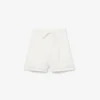 Överdimensionerade, lediga bermuda-shorts i linneblandning Överdimensionerade, lediga bermuda-shorts i linneblandning