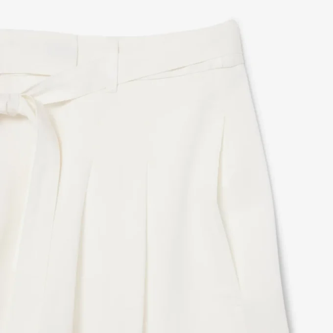 Överdimensionerade, lediga bermuda-shorts i linneblandning Överdimensionerade, lediga bermuda-shorts i linneblandning