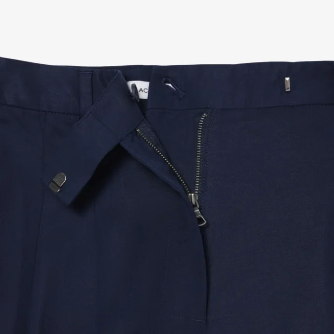 Överdimensionerade, lediga bermuda-shorts i linneblandning Överdimensionerade, lediga bermuda-shorts i linneblandning